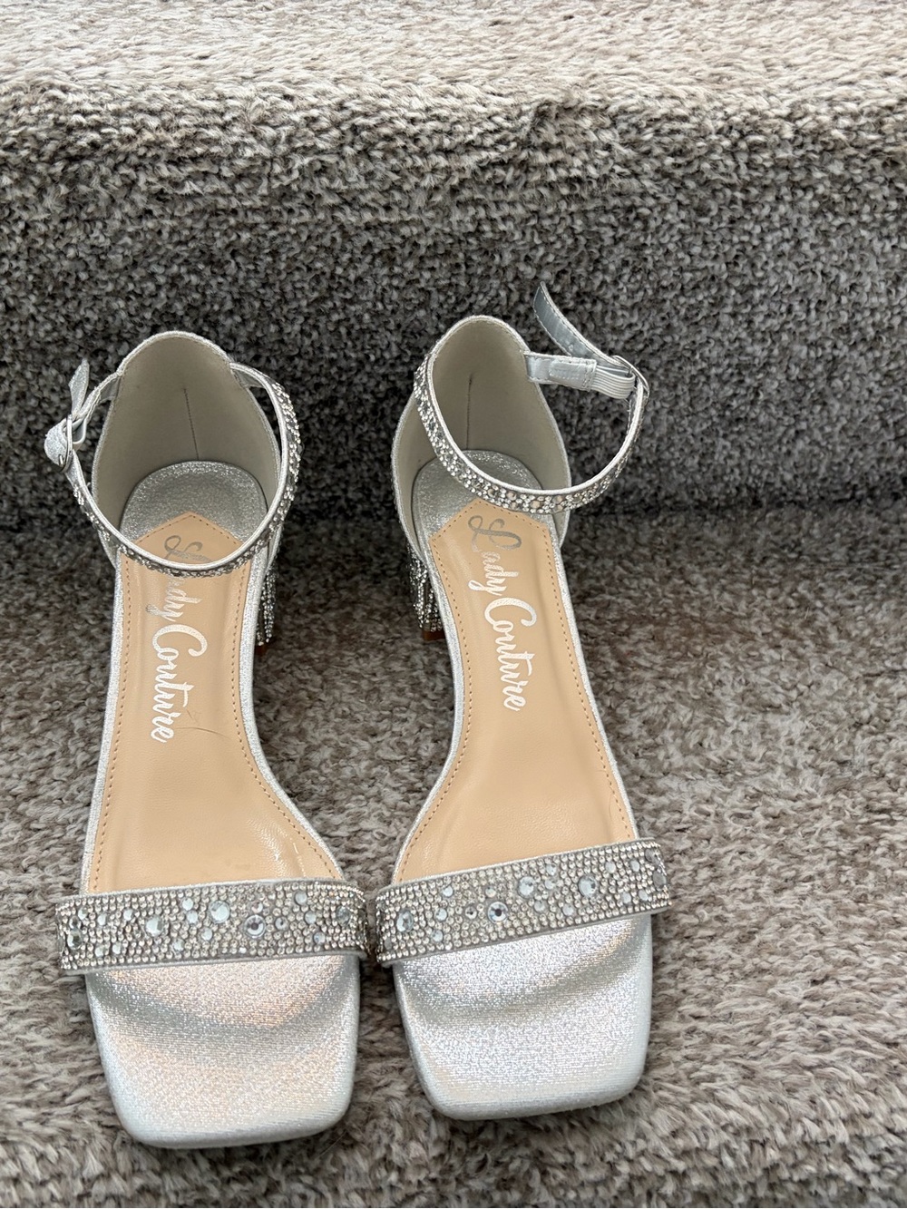 Lady Couture Dazzle Dress Sandals Size 7B image 5